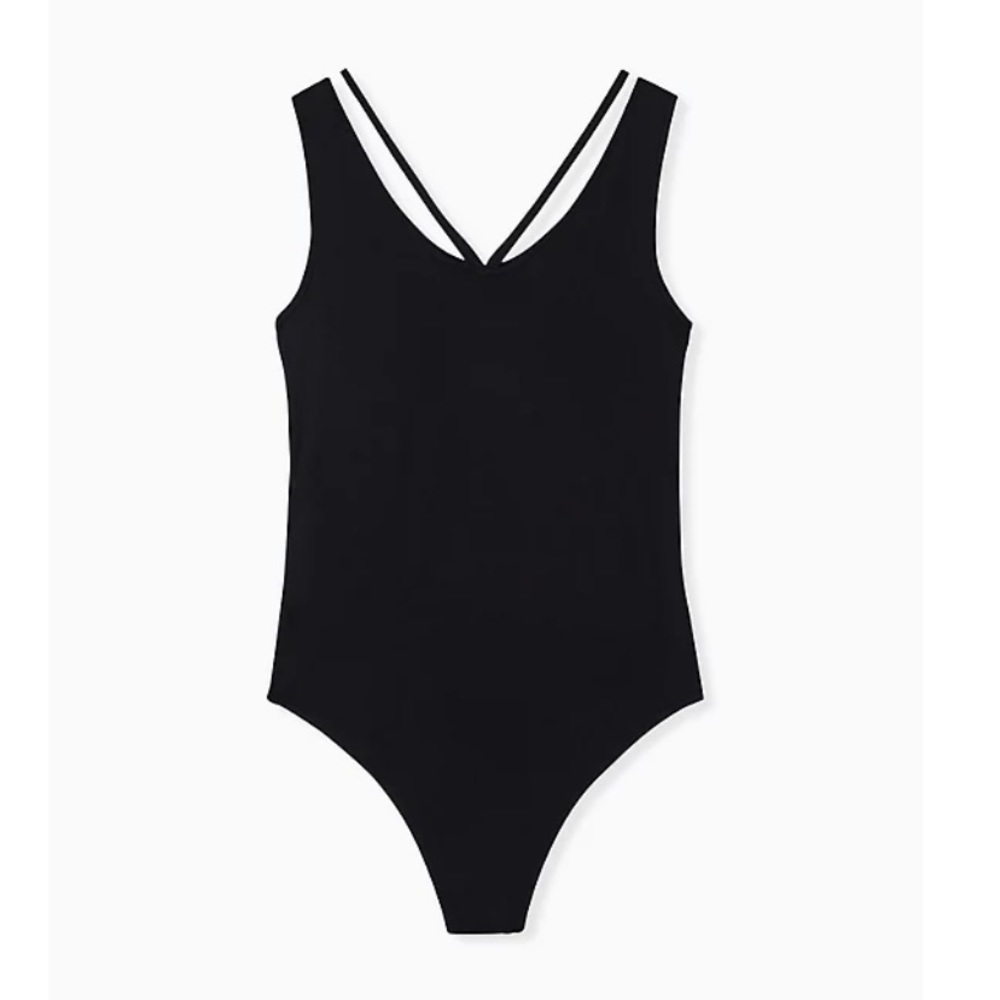 TORRiD BLACK STRAPPY BODYSUIT